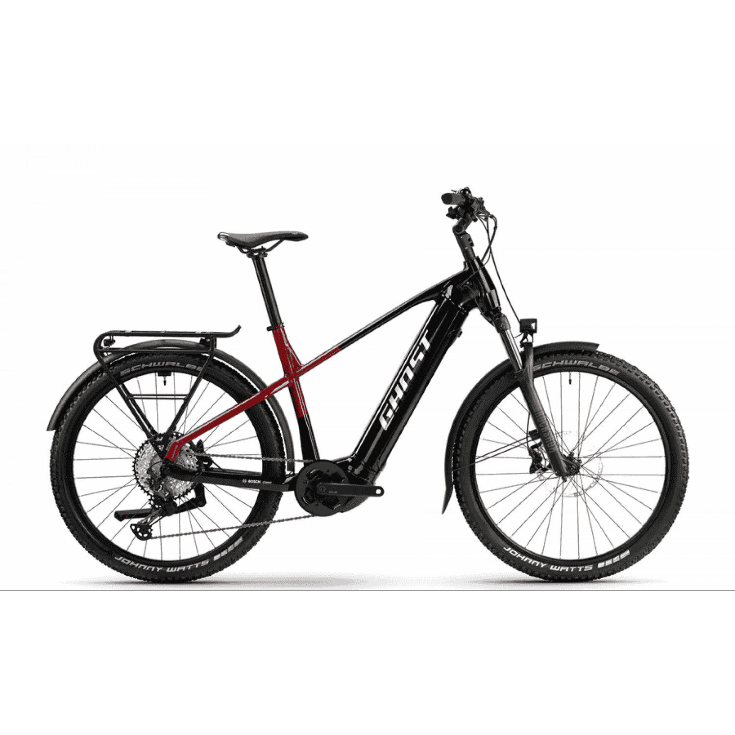 
Ghost E-Teru Pro EQ - 29 Zoll 750Wh 12K Diamant - black/pearl deep red - glossy