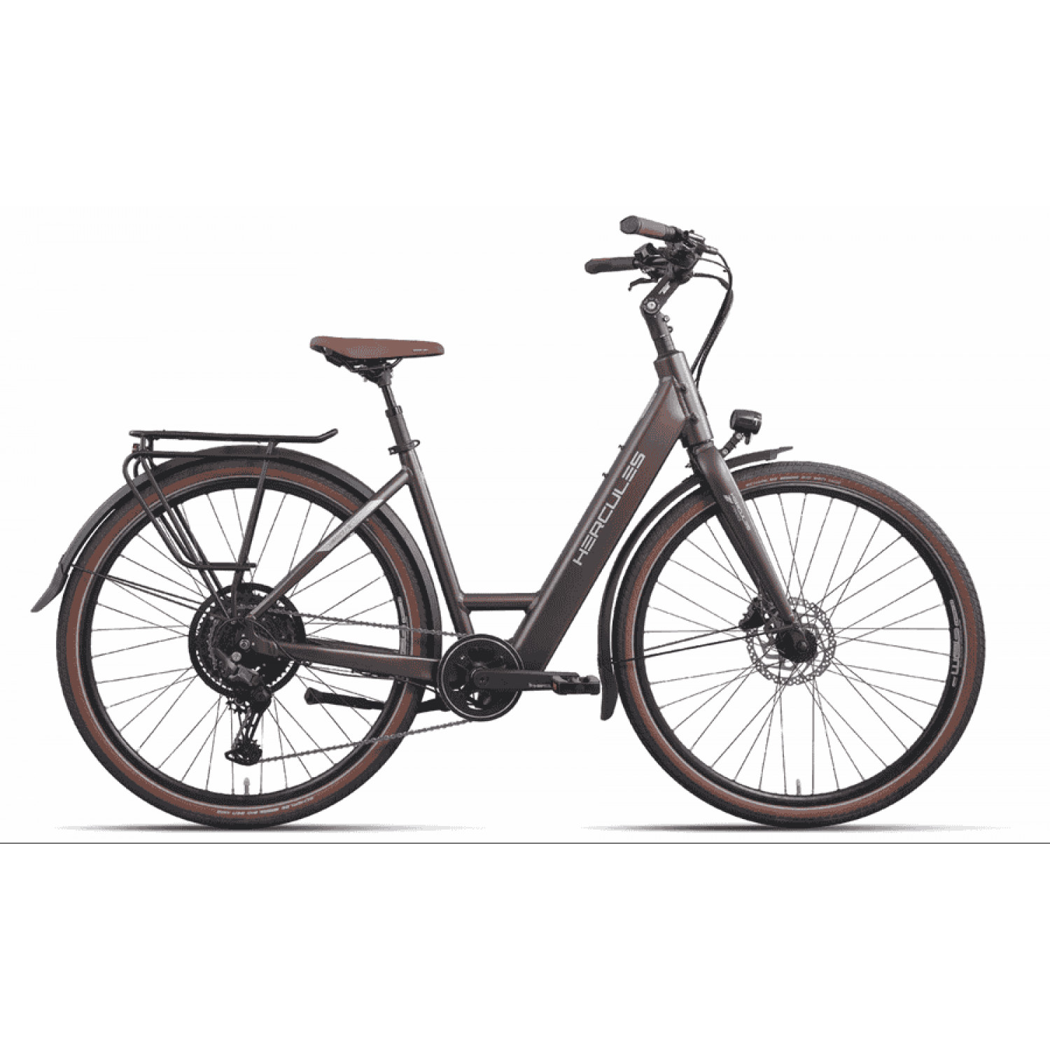 
HERCULES Urbanico I-10 - 28 Zoll 410Wh 10K Wave - nutria gold-matt