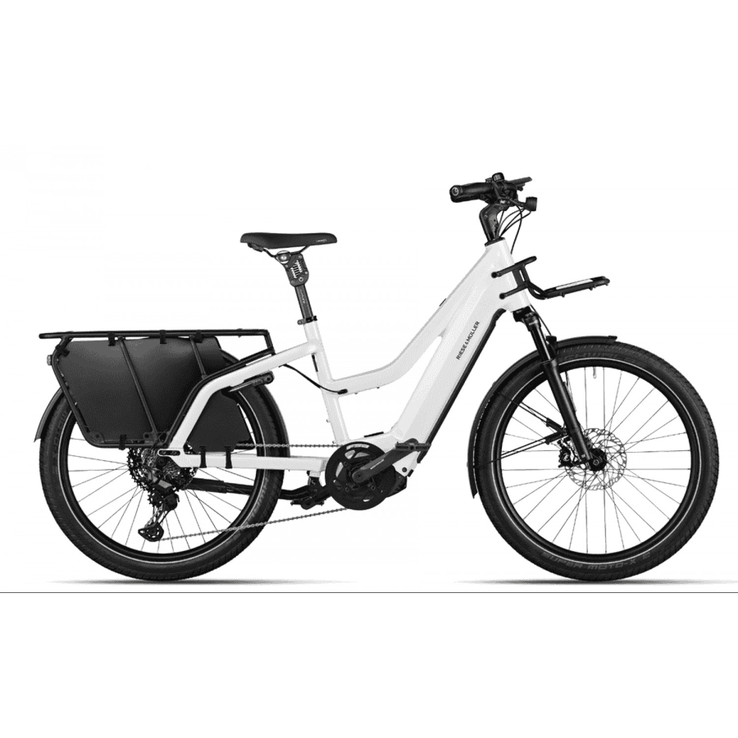 
Riese & Müller Multicharger2 Mixte GT touring - 26 Zoll 625Wh 11K Trapez - pearl white/black matt 