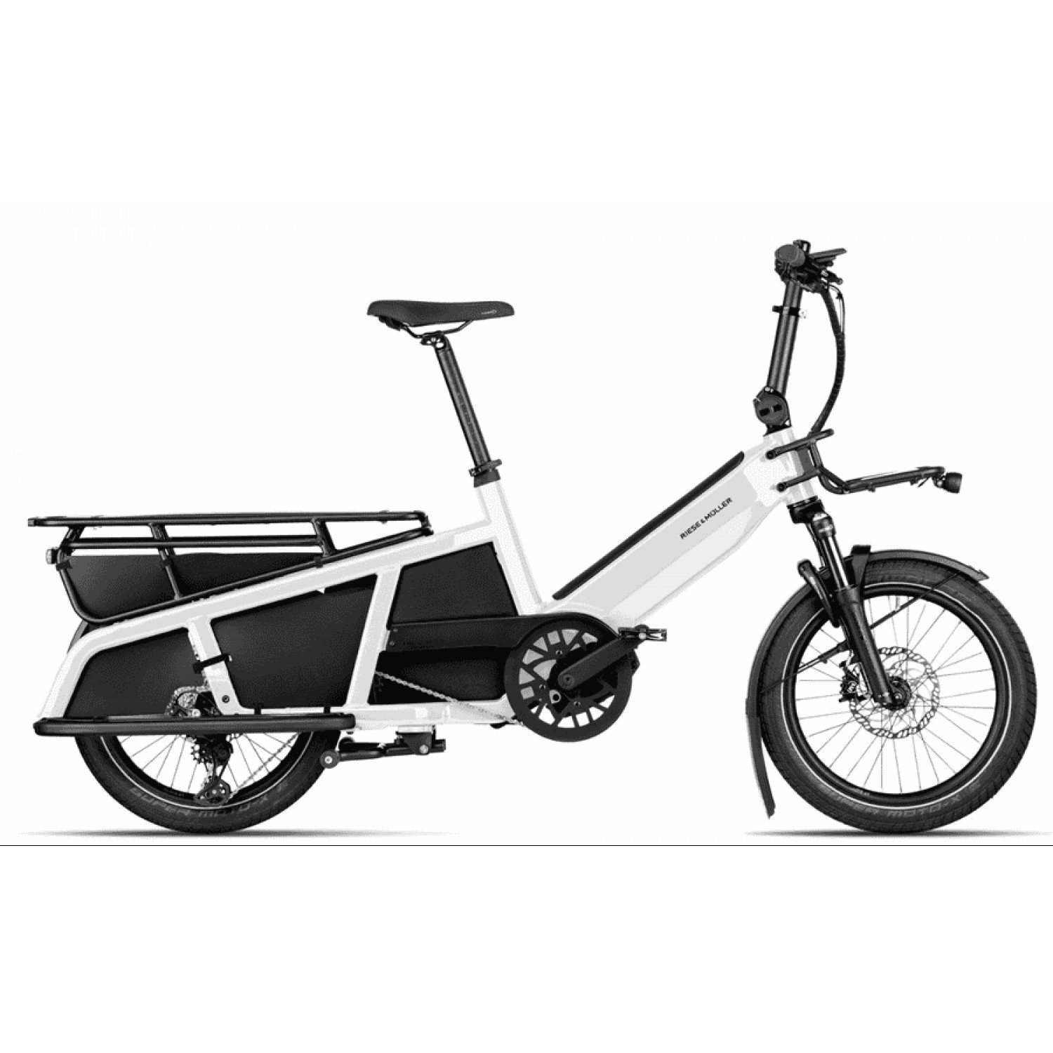 
Riese und Müller Multitinker touring - 20 Zoll 625Wh 10K Lastenrad - Pearl White Matt Black