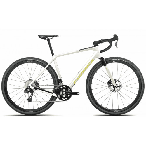 Orbea TERRA M20iTEAM - 28 Zoll 24K Diamant - Ivory White-Spicy Lime