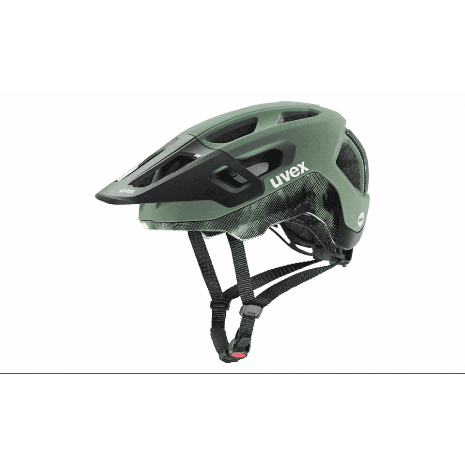 
Uvex react MIPS - MTB Helm - Moss Green Black Matt