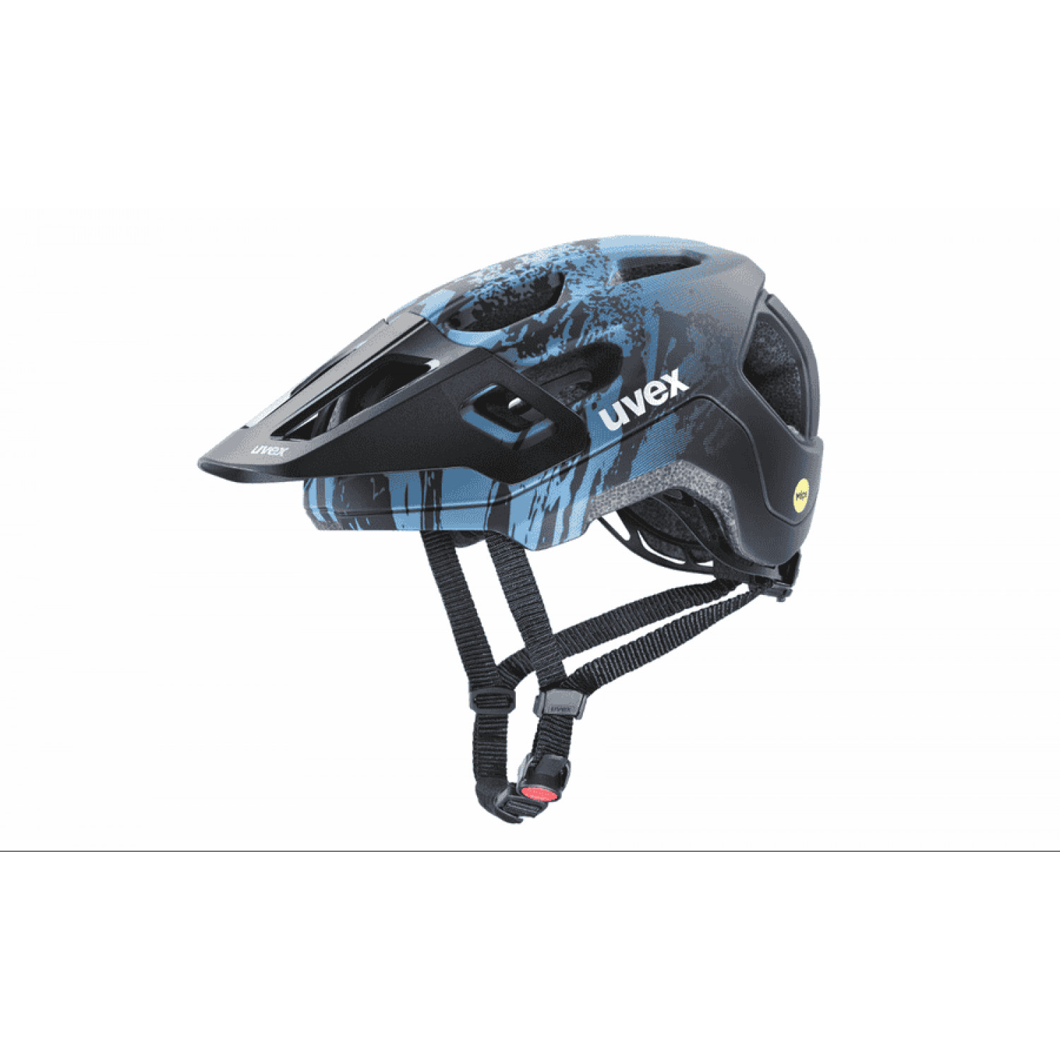 
Uvex react Jr. MIPS - Junioren MTB Helm -  Azure Deep Space Matt