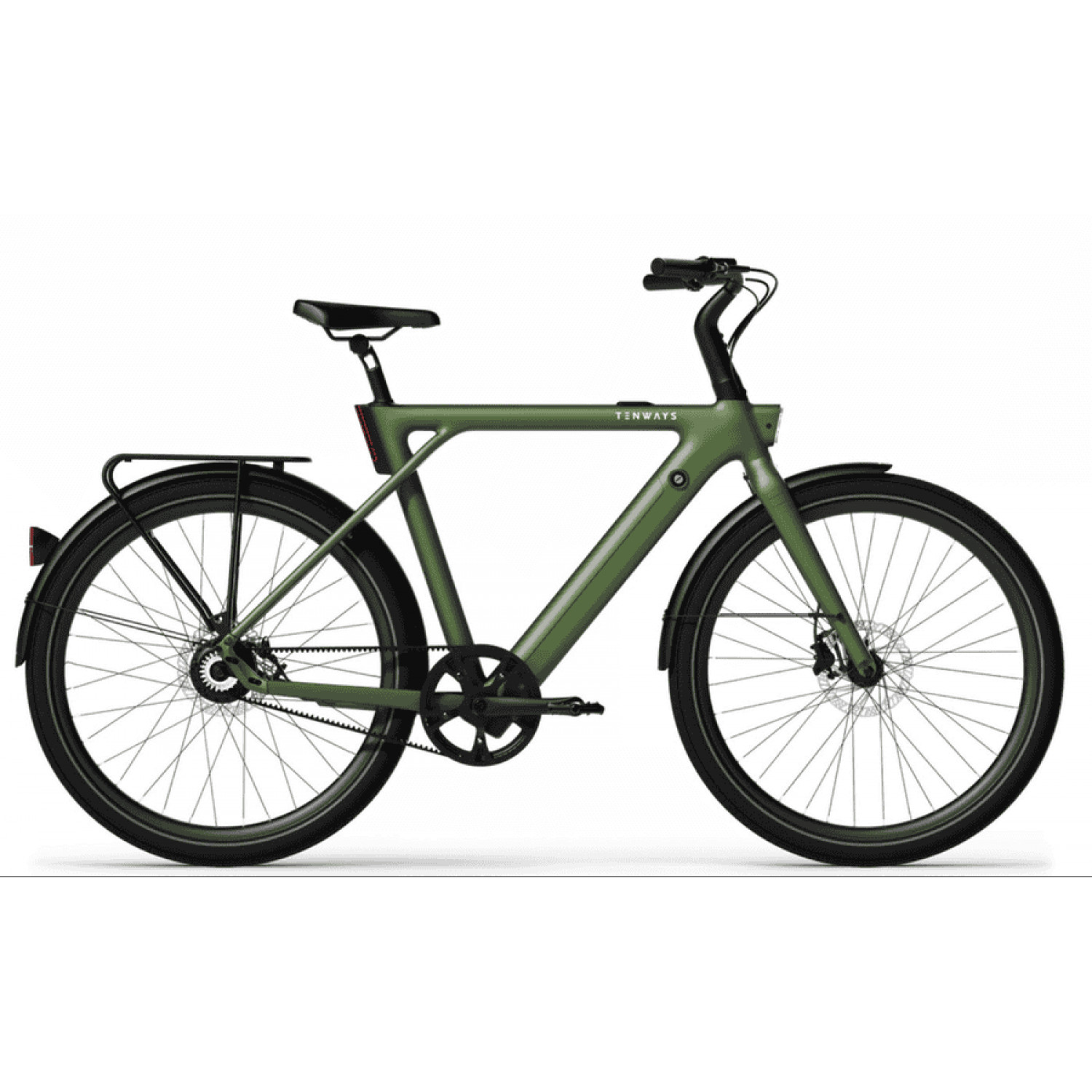 
Tenways CGO009 - 28 Zoll 374Wh 1N Diamant - Jungle Green