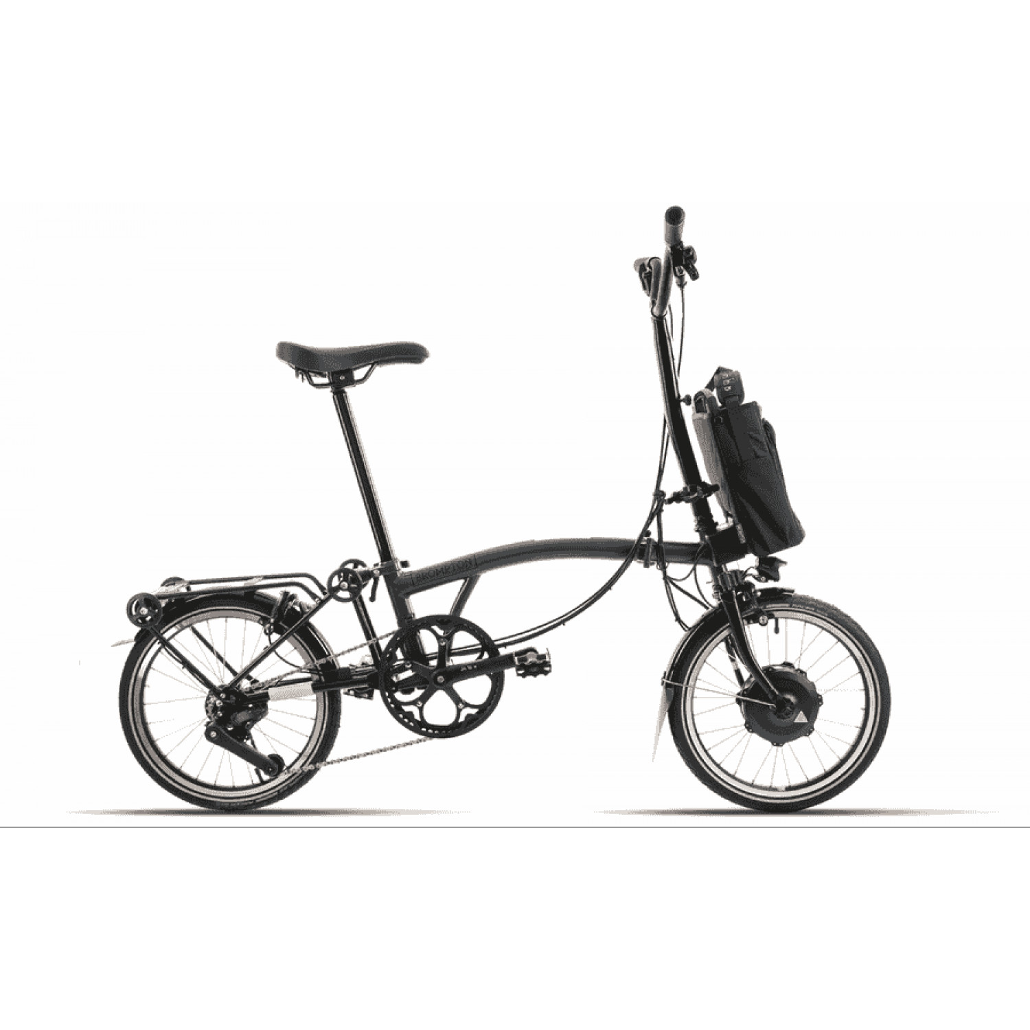 
Brompton C-Line Electric Urban 4-speed - Typ H - 16 Zoll 300Wh 4K Faltrad - Ocean Blue