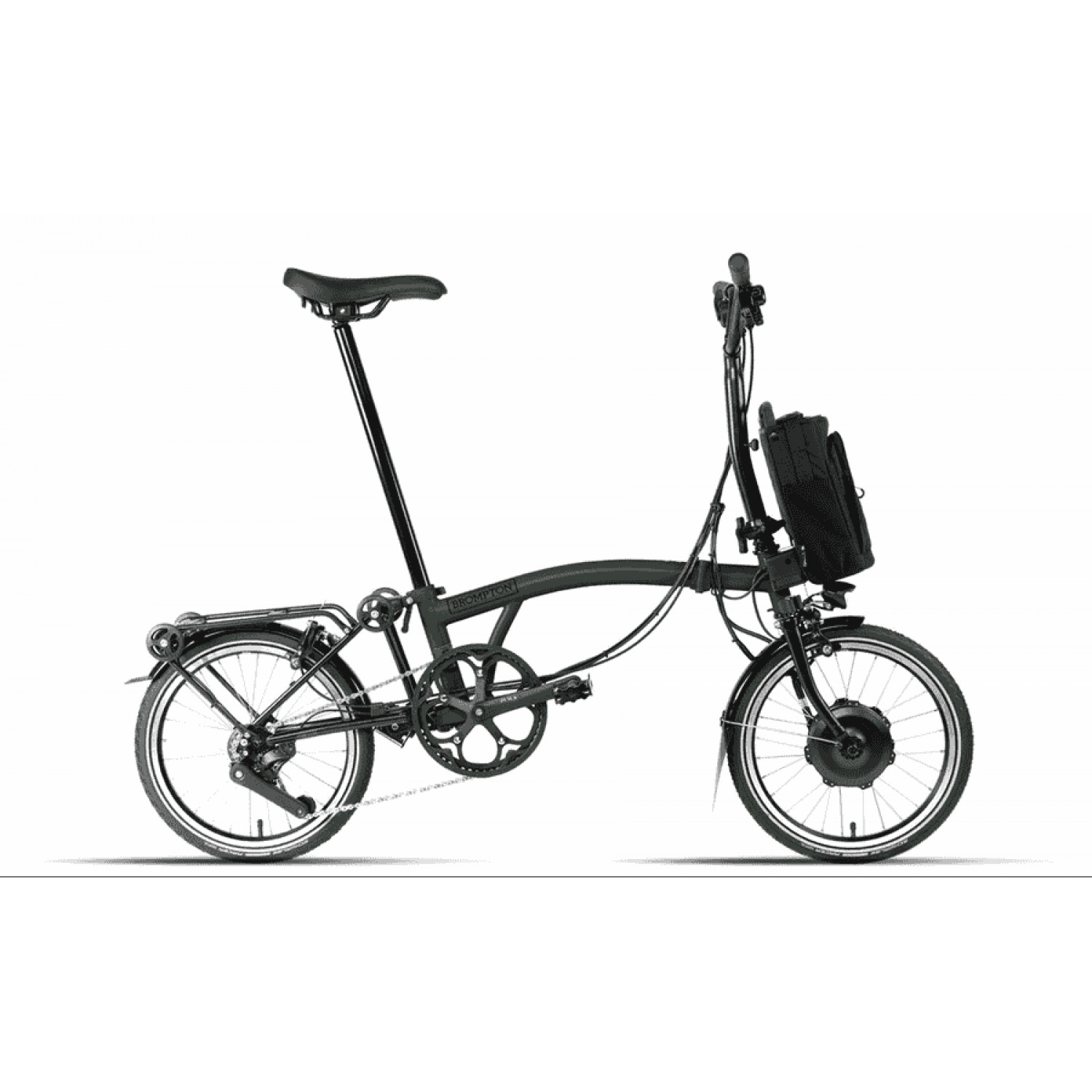 
Brompton C-Line Electric Urban 4-speed - Typ H - 16 Zoll 300Wh 4K Faltrad - Racing Green