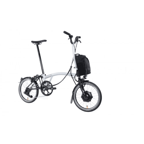 Brompton P-Line Electric Explore 12-speed - Typ H - 16 Zoll 300Wh 12K Faltrad - Lunar Ice