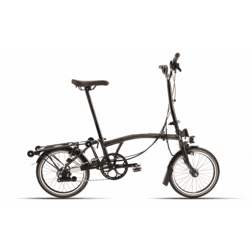 Brompton C-Line Explore - Typ H - 16 Zoll 6K Faltrad - Gloss Black Laquer