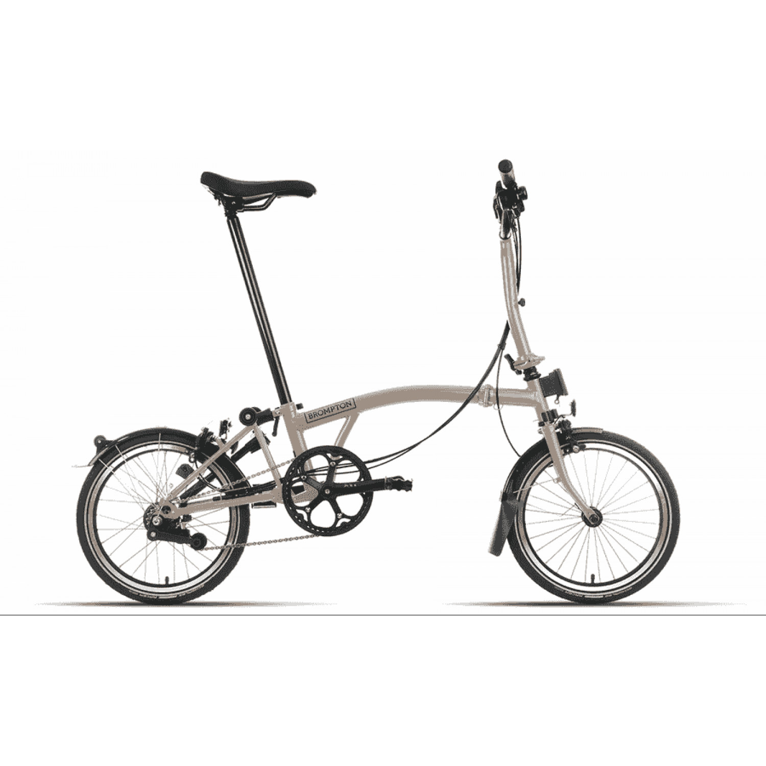 
Brompton C-Line Explore - Typ M - 16 Zoll 6K Faltrad - Dune Sand