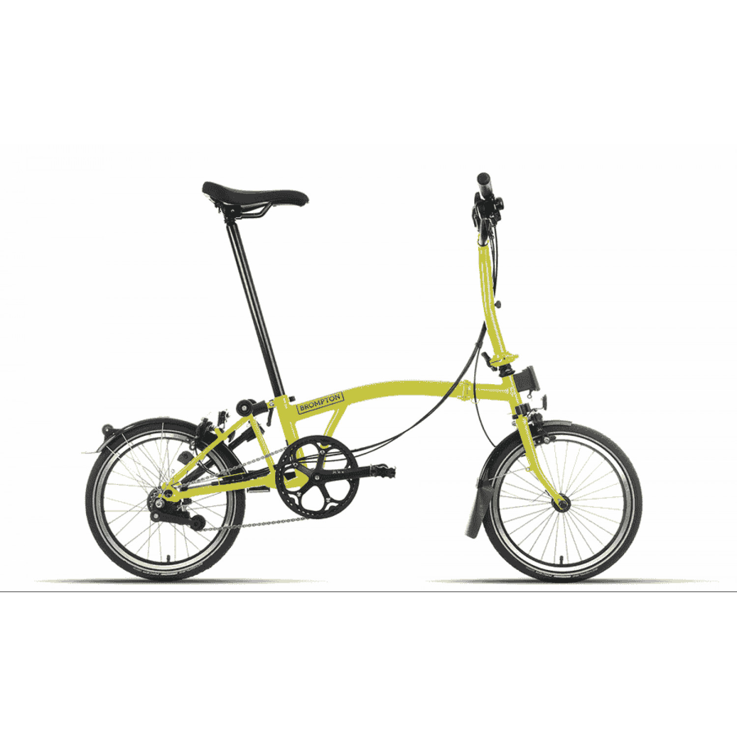 
Brompton C-Line Explore - Typ M - 16 Zoll 6K Faltrad - Yuzu Lime