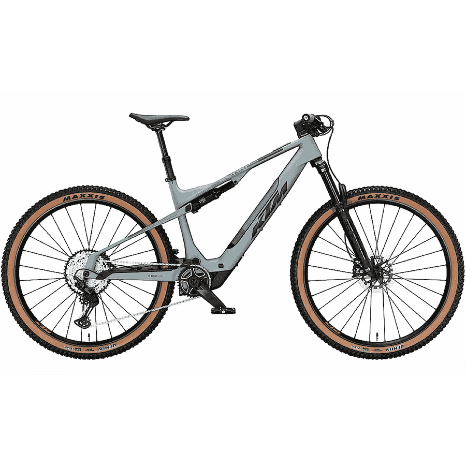 
KTM MACINA SCARP SX MASTER - 29 Zoll 400Wh 12K Fully - epic grey matt (black+orange)