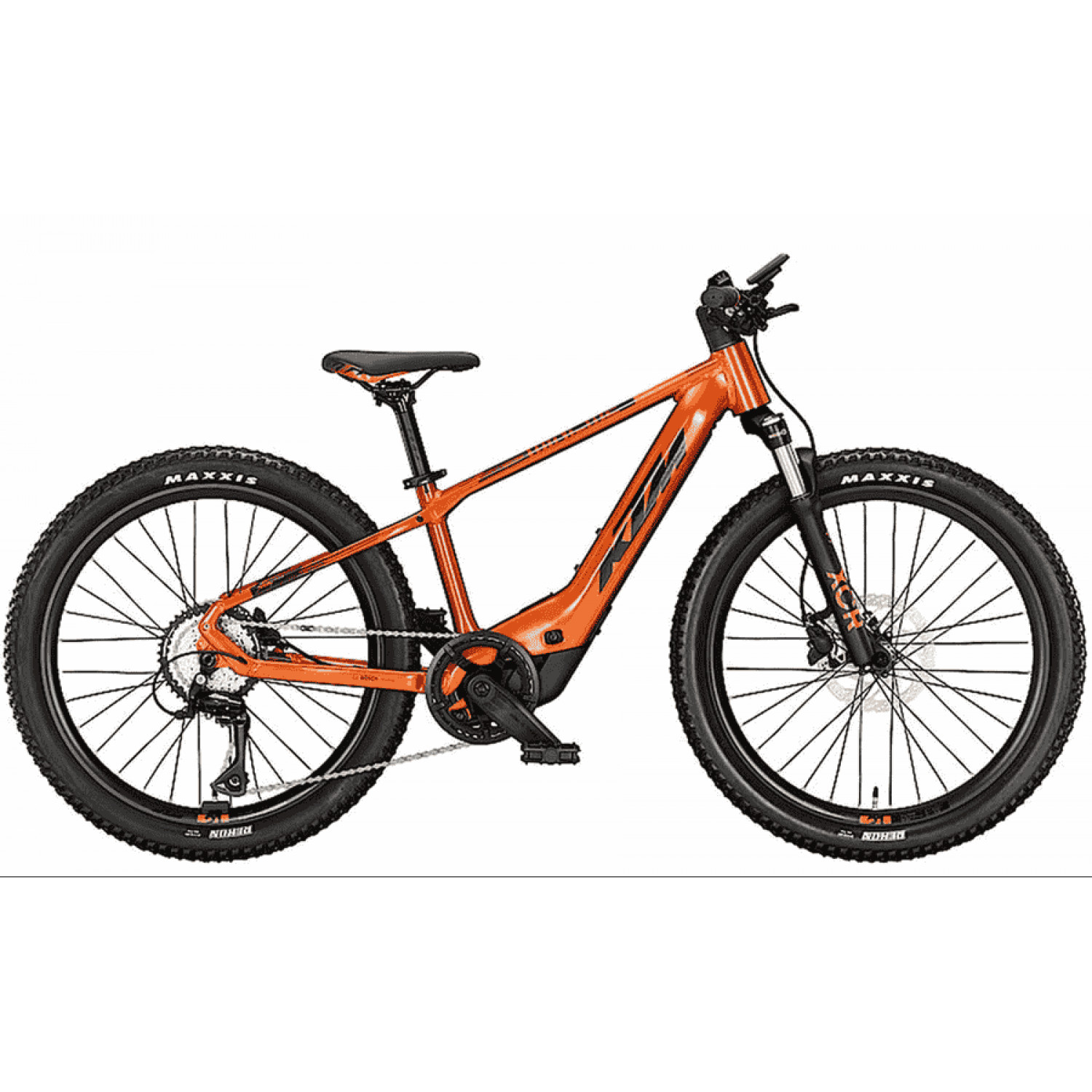 
KTM MACINA MINI ME SX 24 - 24 Zoll 400Wh 8K Diamant - burnt orange (dark orange+orange)