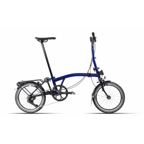 Brompton P-Line Explore - Typ H - 16 Zoll 12K Faltrad - Bolt Blue Lacquer