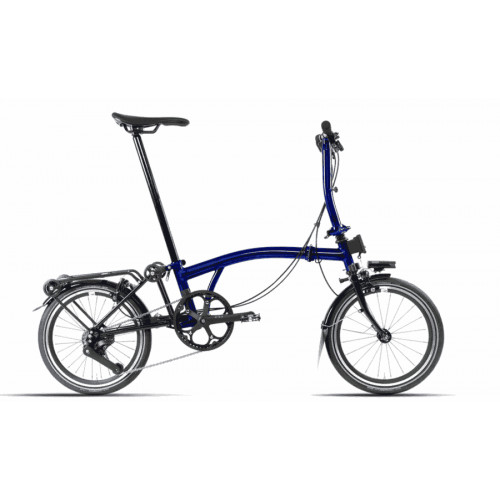 Brompton P-Line Urban - 4 Speed - Typ M - 16 Zoll 4K Faltrad - Bolt Blue Lacquer