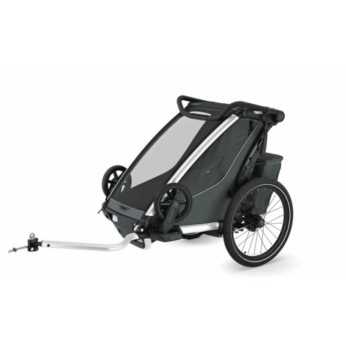 Thule Chariot Cross 2 single - Kinderfahrradanhänger - Dark Slate