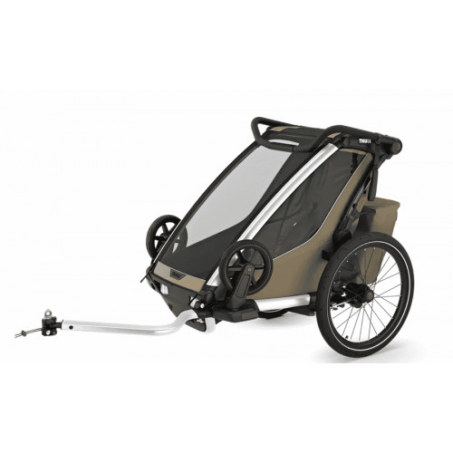 Thule Chariot Cross 2 single - Kinderfahrradanhänger - Faded Khaki