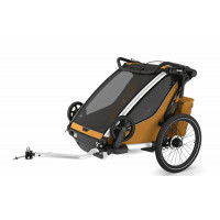 Thule Chariot Sport 2 double - Kinderfahrradanhänger - Natural Gold