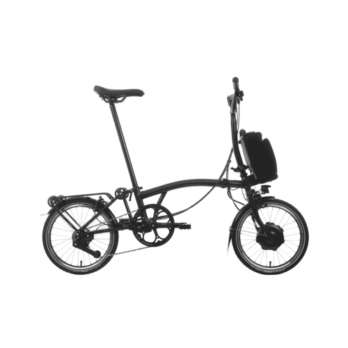 Brompton C-Line Electric  - 16 Zoll 300Wh 12K Faltrad - Black Lacquer