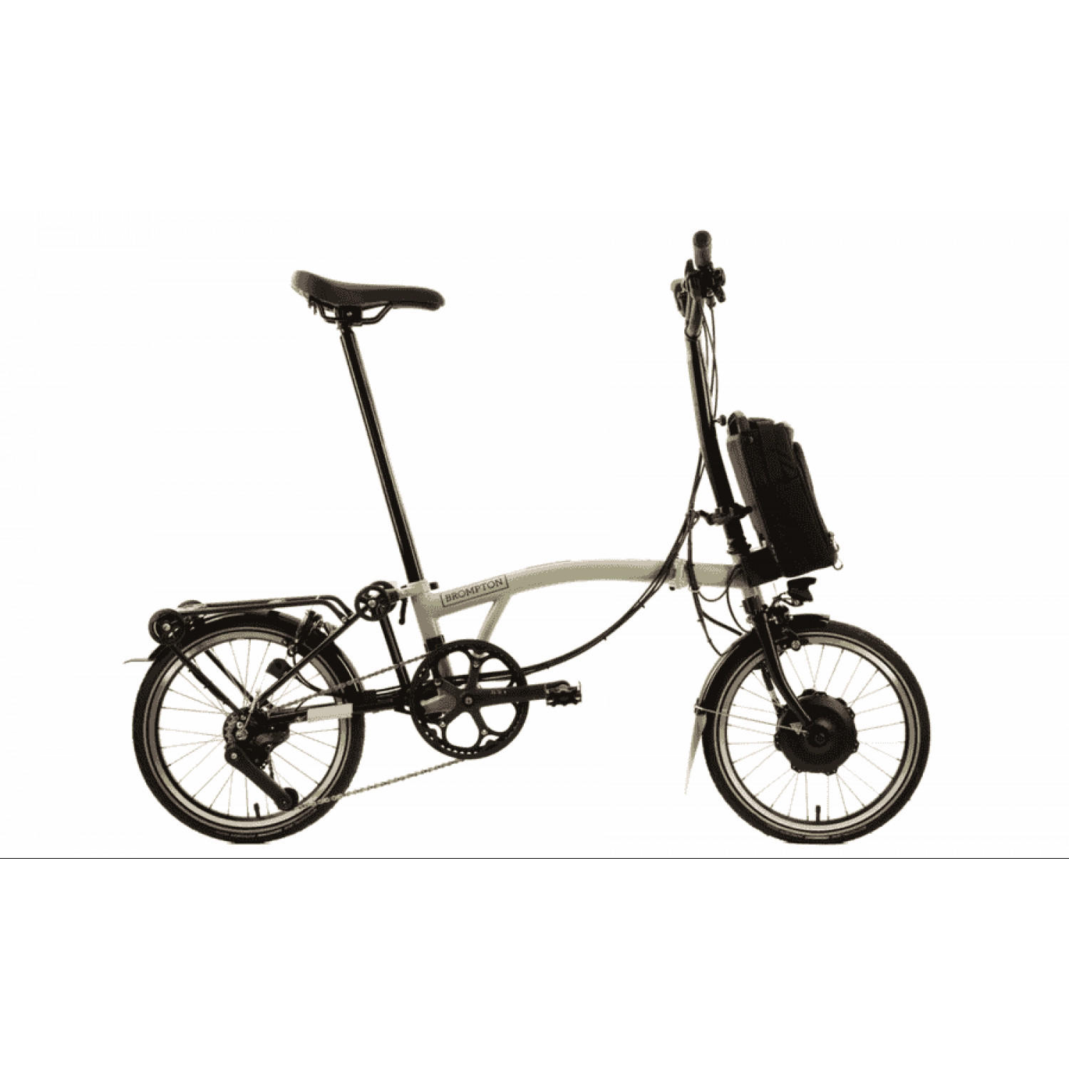 
Brompton C-Line Electric  - 16 Zoll 300Wh 12K Faltrad - Matcha Green