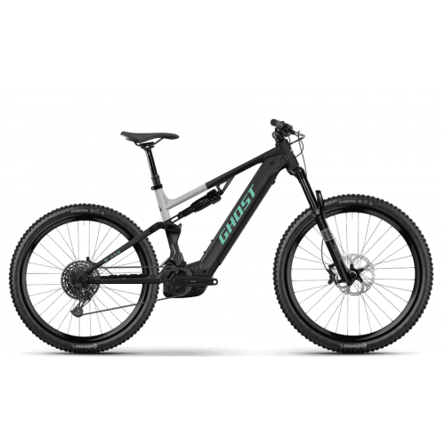 GHOST E-ASX UNIVERSAL HIGH - 29/27,5 Zoll 12K 800Wh Fully - blazing black/misty gray
