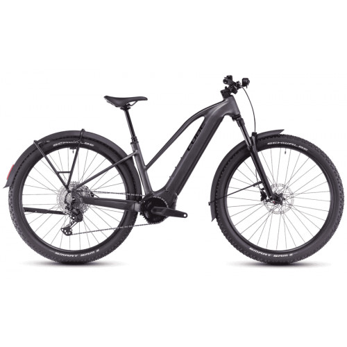 Cube Reaction Hybrid Pro Allroad - 27.5 / 29 Zoll 800Wh 12K Trapez - metallicgrey n black
