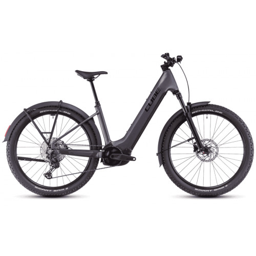 Cube Reaction Hybrid Pro Allroad - 27.5 Zoll 800Wh 12K Wave - metallicgrey´n´black