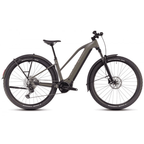 Cube Reaction Hybrid Pro Allroad - 27.5 / 29 Zoll 800Wh 12K Trapez - dustyolive n gold