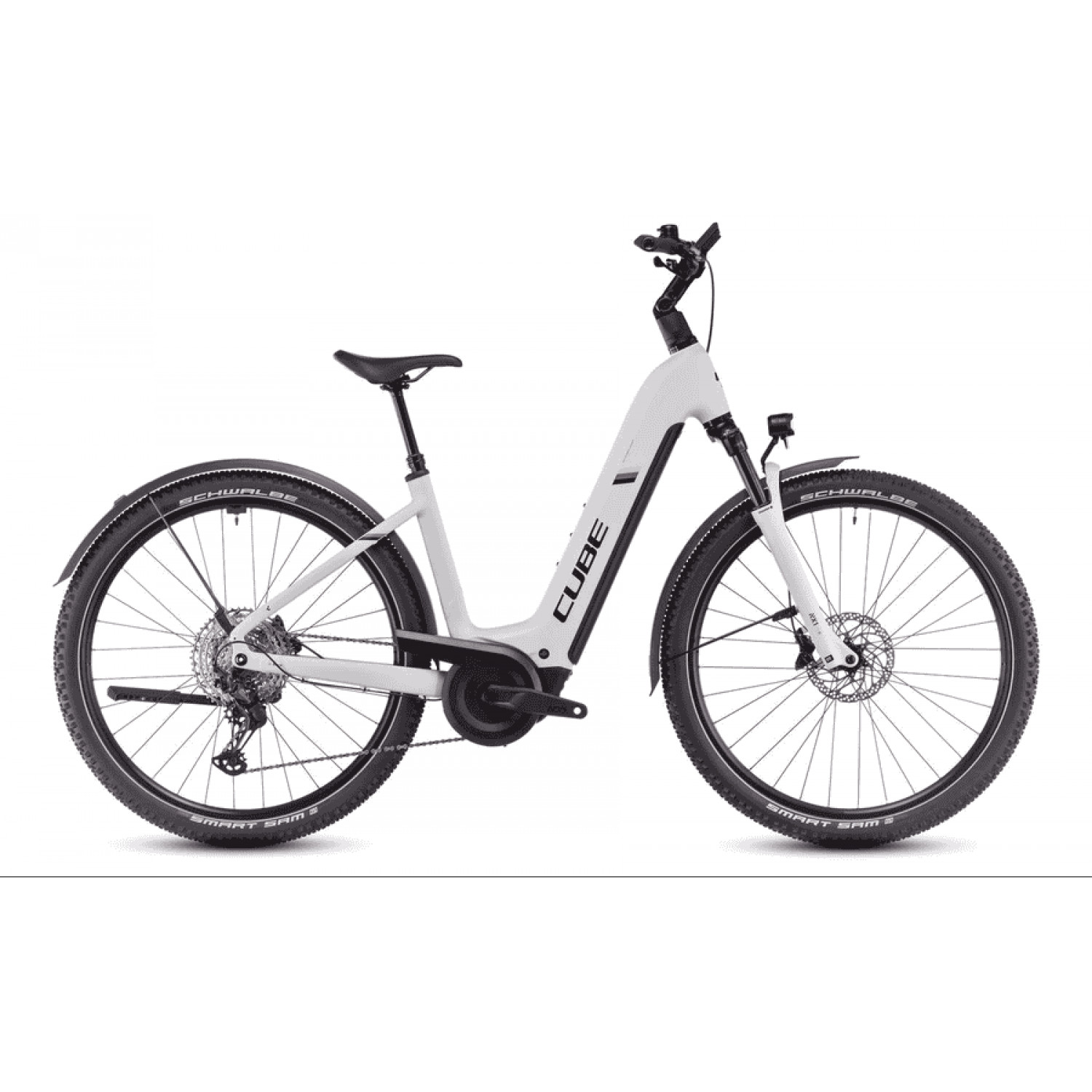 
Cube Nuride Hybrid EXC Allroad - 28 Zoll 800Wh 12K Wave - cotton´n´silver