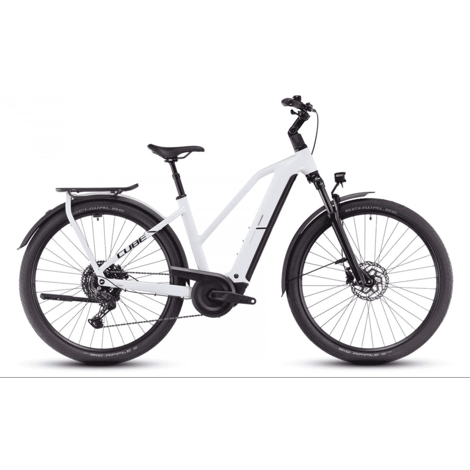 Cube Kathmandu Hybrid ONE - 28 Zoll 800Wh 10K Trapez - polarwhite´n´black