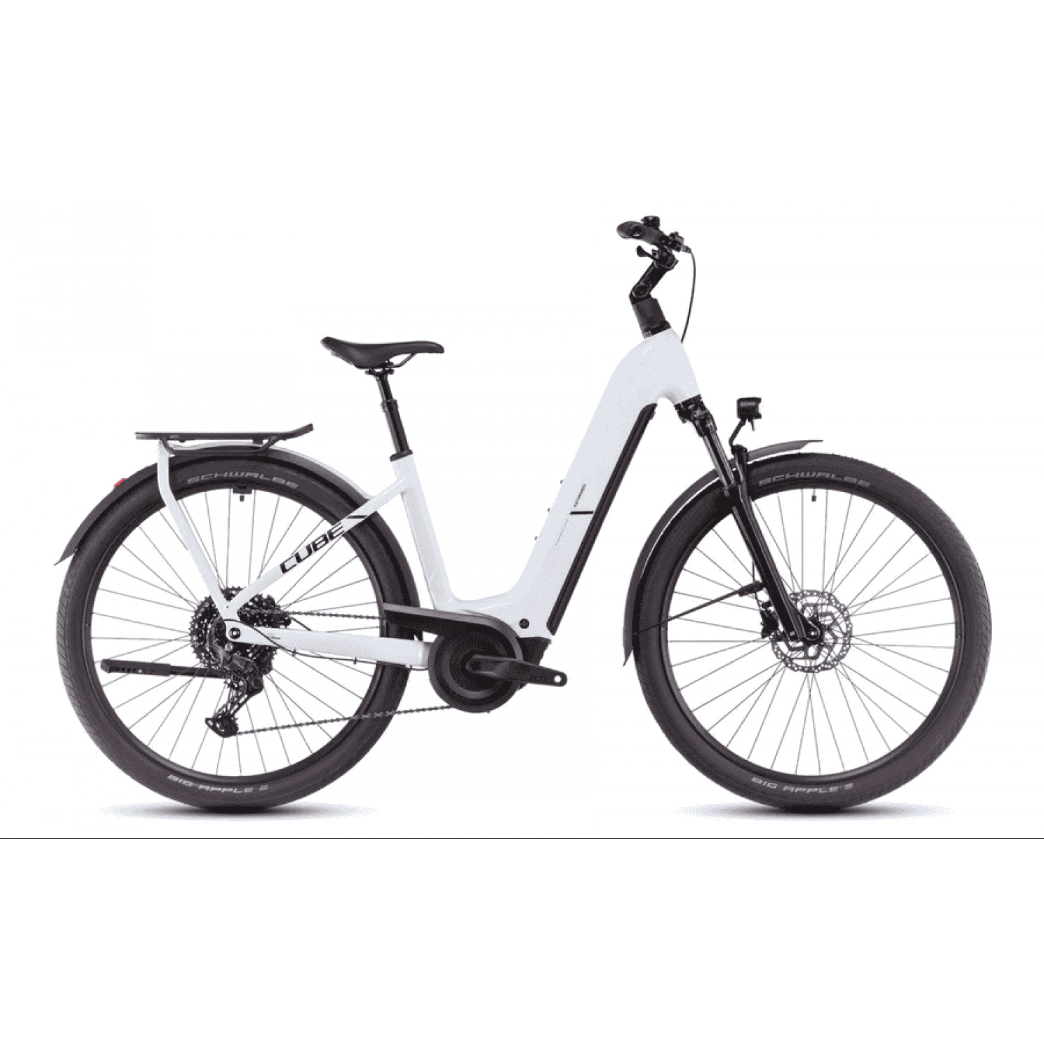 Cube Kathmandu Hybrid ONE - 28 Zoll 800Wh 10K Wave - polarwhite´n´black