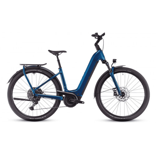 Cube Kathmandu Hybrid EX - 28 Zoll 800Wh 11K Wave - electricblue´n´chrome