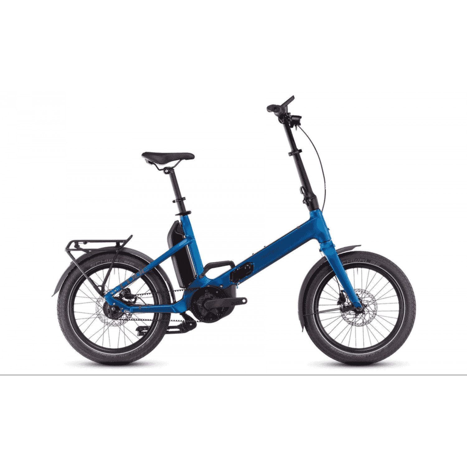 
Cube Fold Hybrid Comfort 500 - 20 Zoll 500Wh 5N Faltrad - electricblue´n´reflect