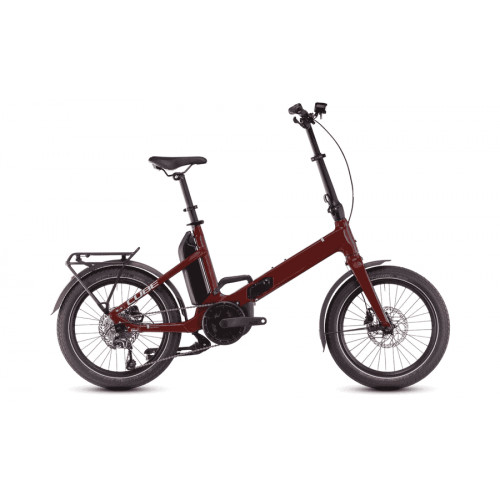 Cube Fold Hybrid 500 - 20 Zoll 500Wh 10K Faltrad - merlotred´n´reflex