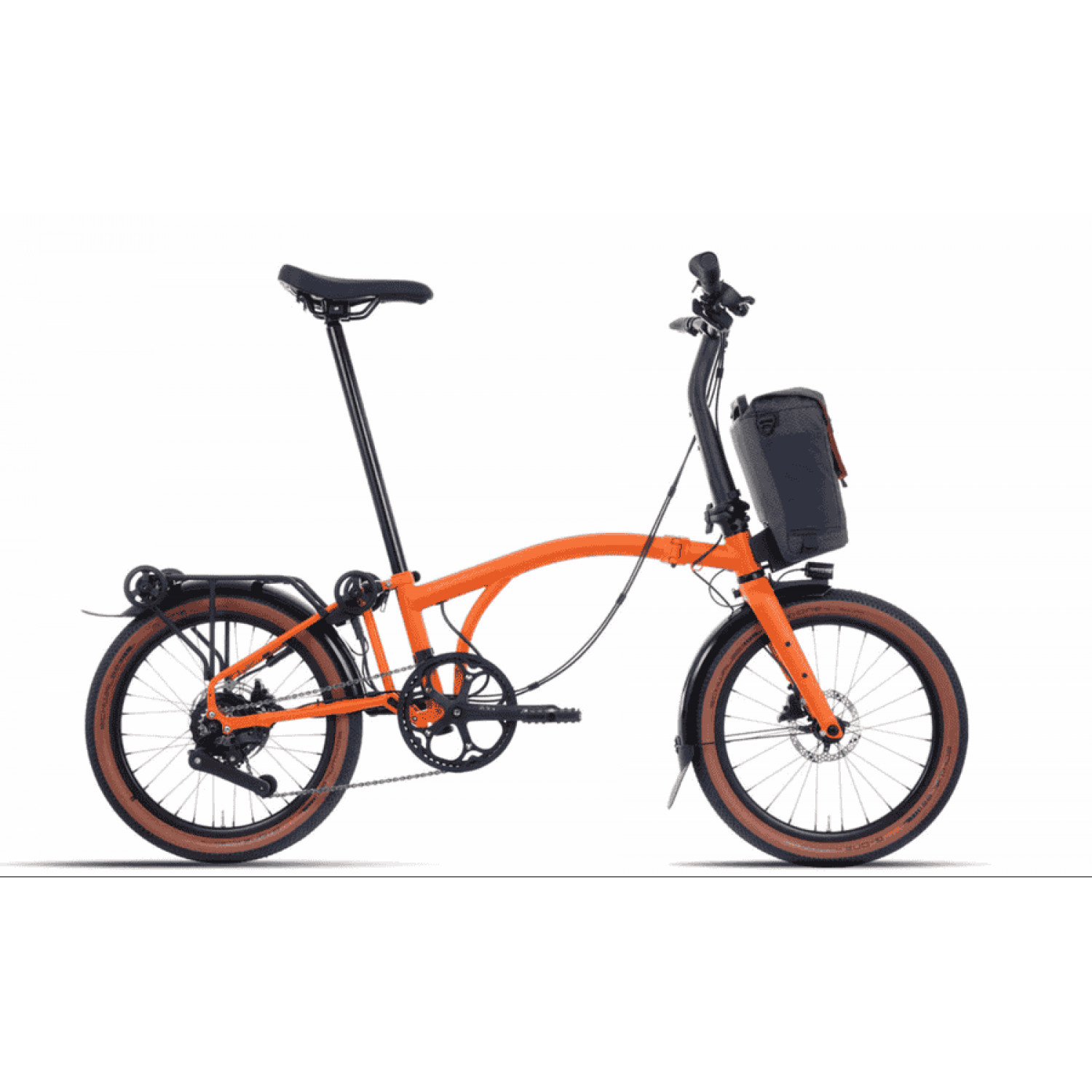 
Brompton G Line Electric - 20 Zoll 345Wh 4K Faltrad - Adventure Orange