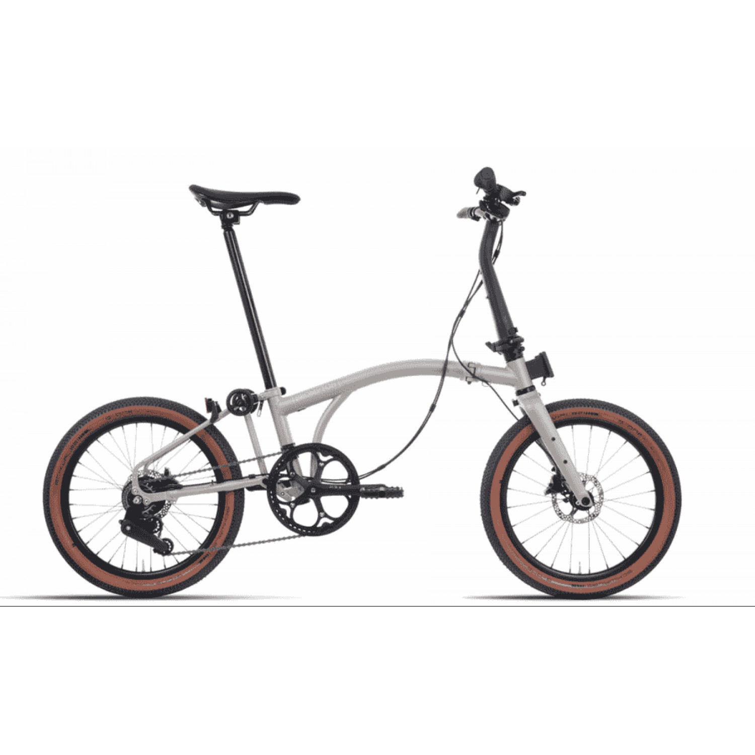 
Brompton G Line - 20 Zoll 8K Faltrad - Traildust White