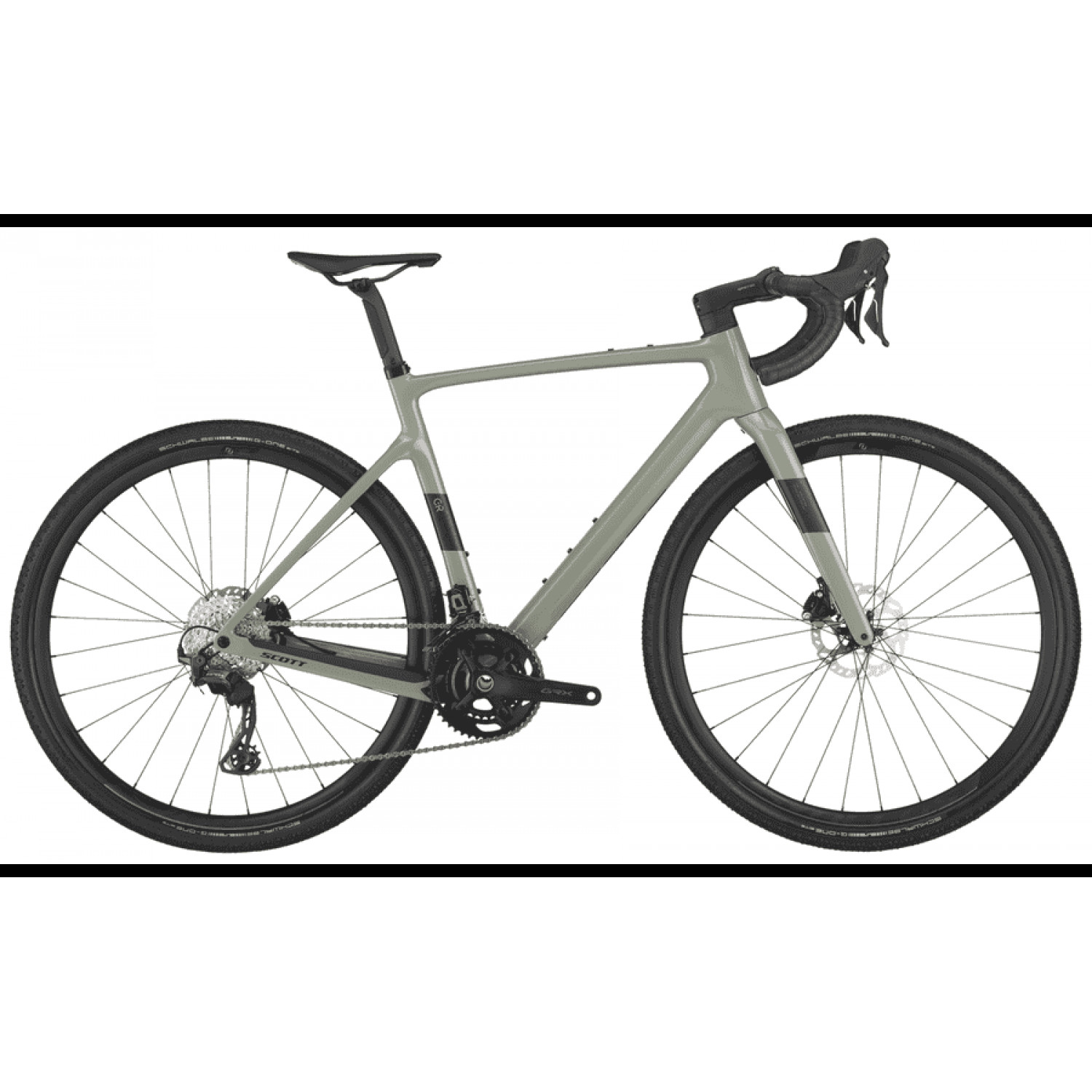 
Scott Addict Gravel 50 - 28 Zoll 24K Diamant - undergrowth green