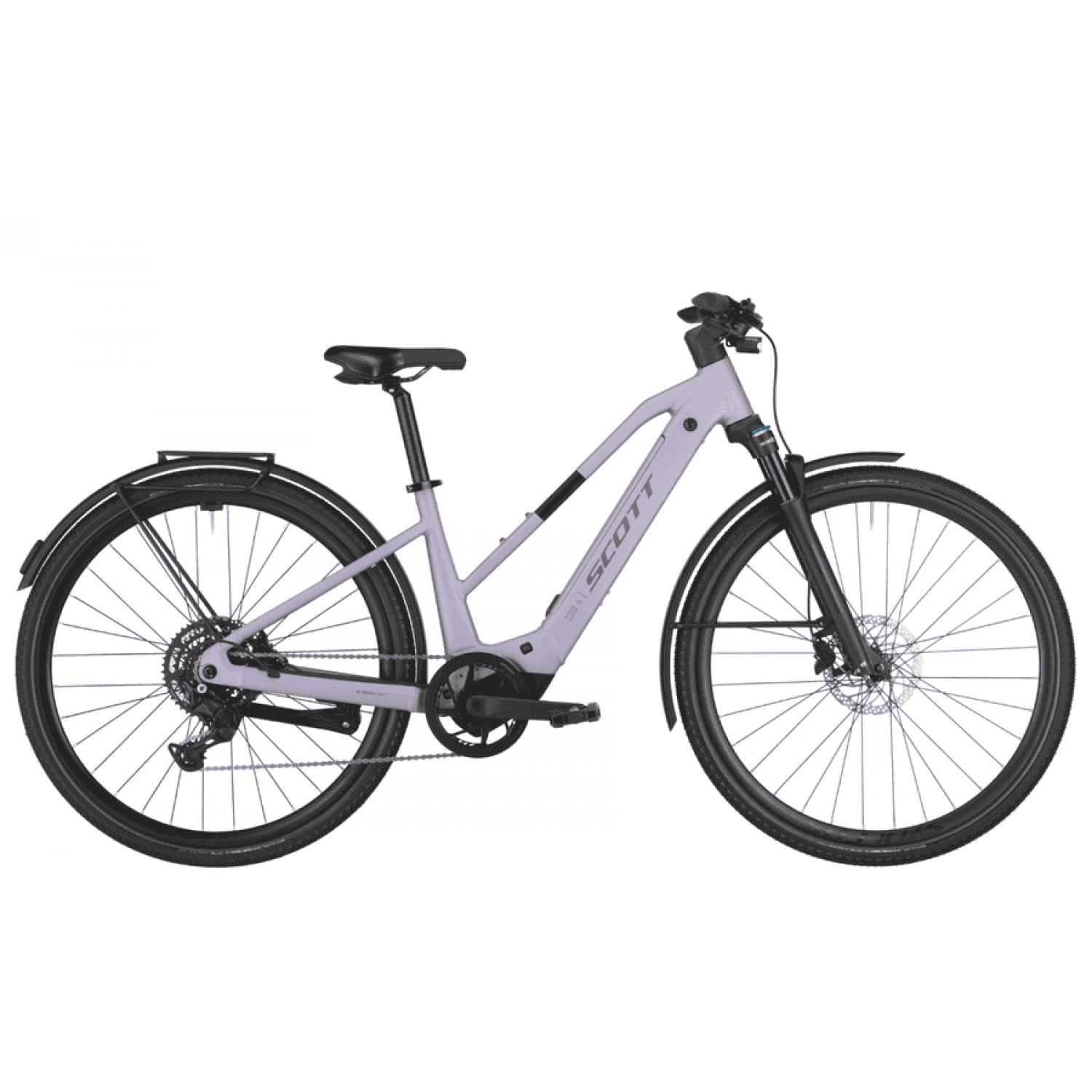 
Scott Passage 30 Slope - 28 Zoll 400Wh 9K Trapez - Lila Purple