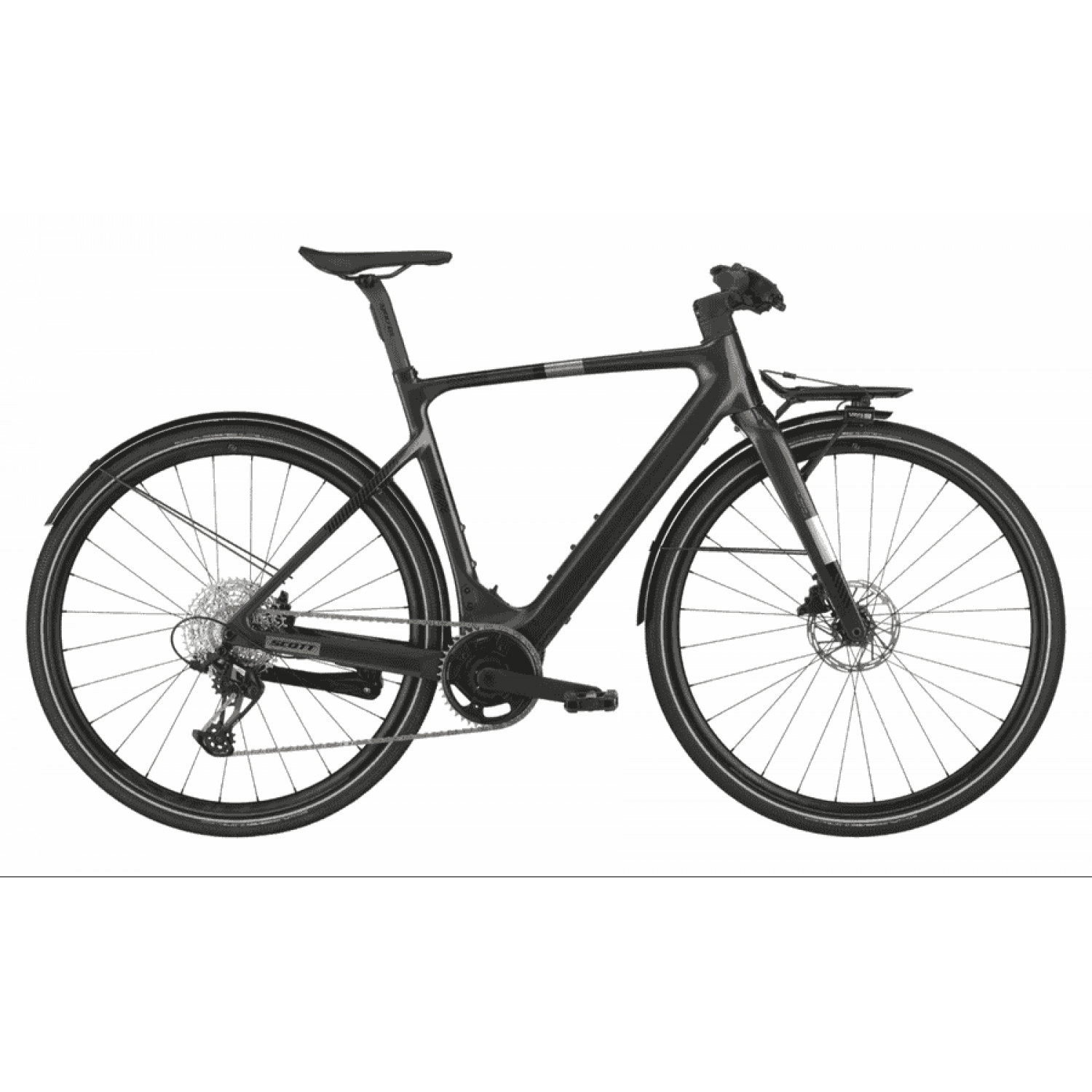 
Scott Silence eRIDE 20 - 28 Zoll 360WH 12K Diamant - carbon black