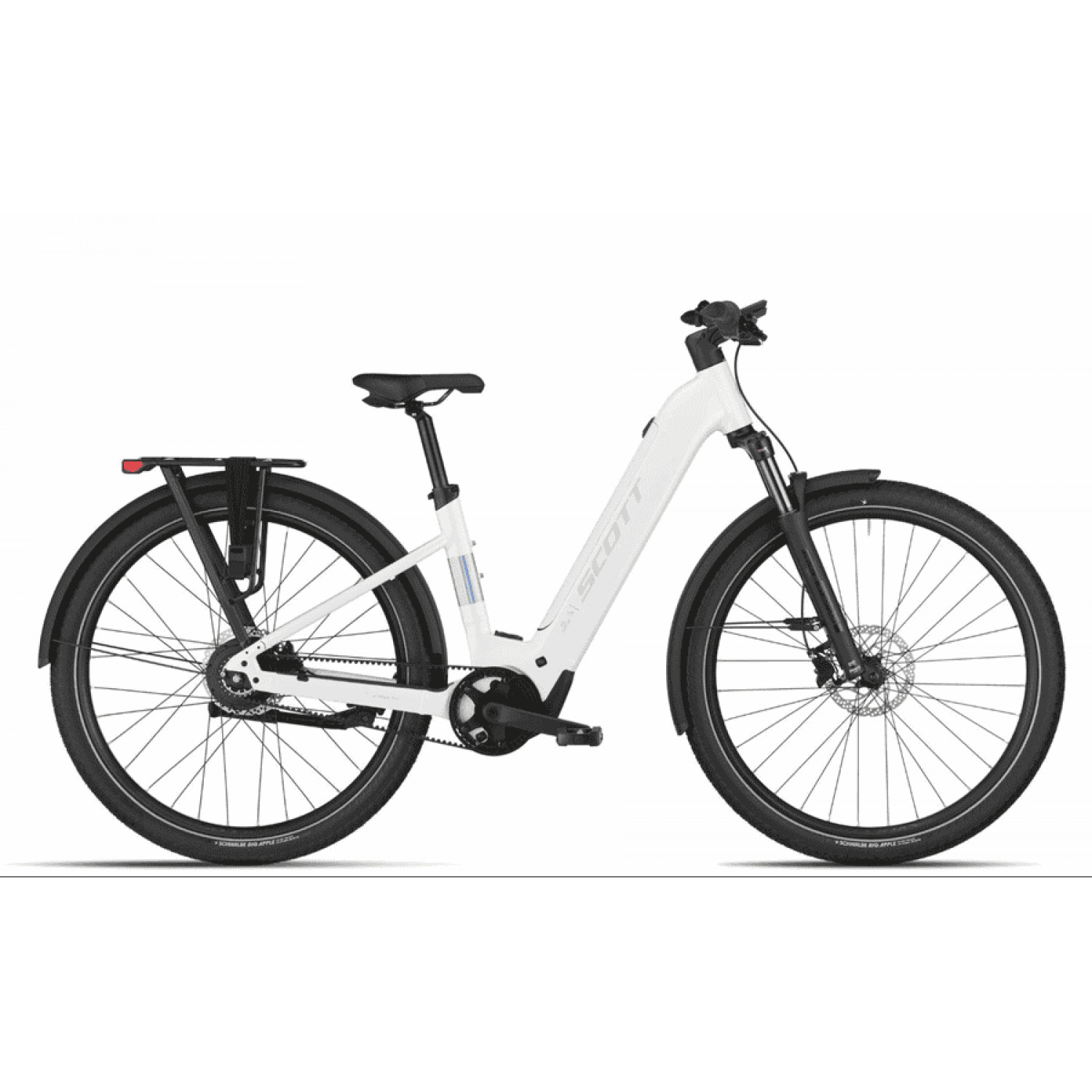 
Scott Sub 10 Belt Wave - 29 Zoll 800Wh Enviolo Wave - bianco white