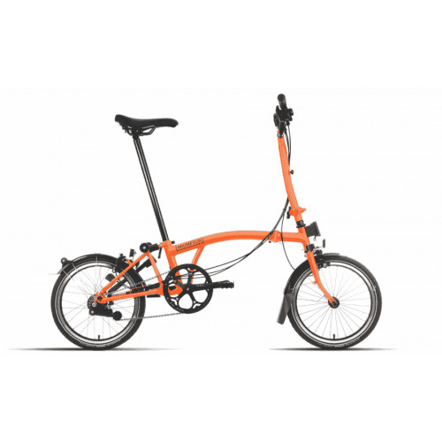 Brompton C-Line Explore - Typ H - 16 Zoll 6K Faltrad - Sunset Orange