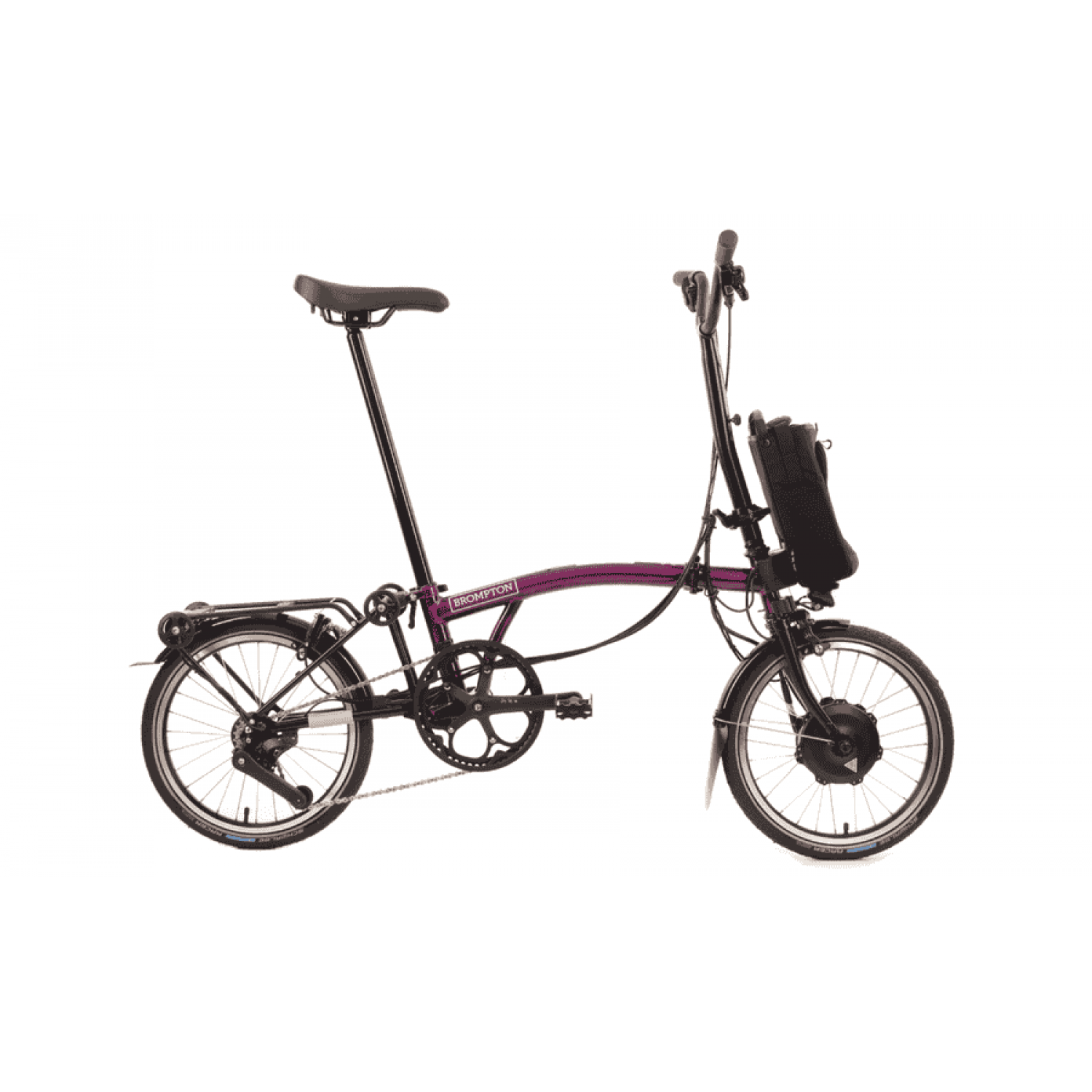 
Brompton C-Line Electric Urban 4-speed - Typ H- 16 Zoll 300Wh 4K Faltrad - Amethyst Lacquer
