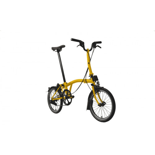 Brompton C-Line Electric - 12 Speed - Typ H - 16 Zoll 300Wh 12K Faltrad - Bumblebee Yellow