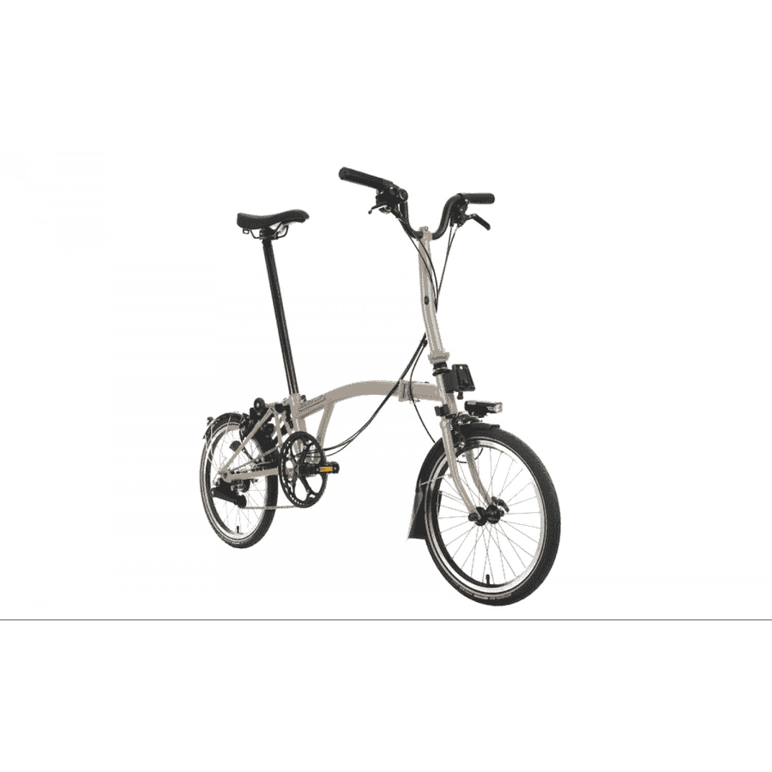 
Brompton C-Line Explore - Typ H - 16 Zoll 12K Faltrad - Dune Sand