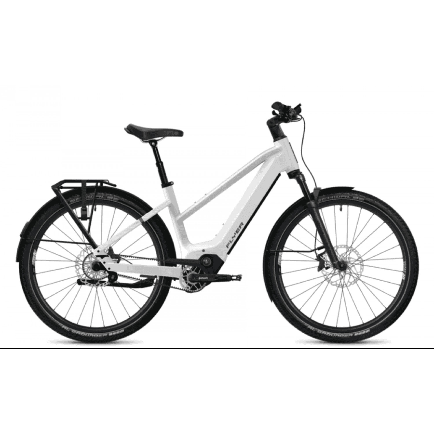 
FLYER G1 Goroc TR 7.33 - 29 Zoll 800Wh Pinion E1.9 Trapez - Pearl White Satin