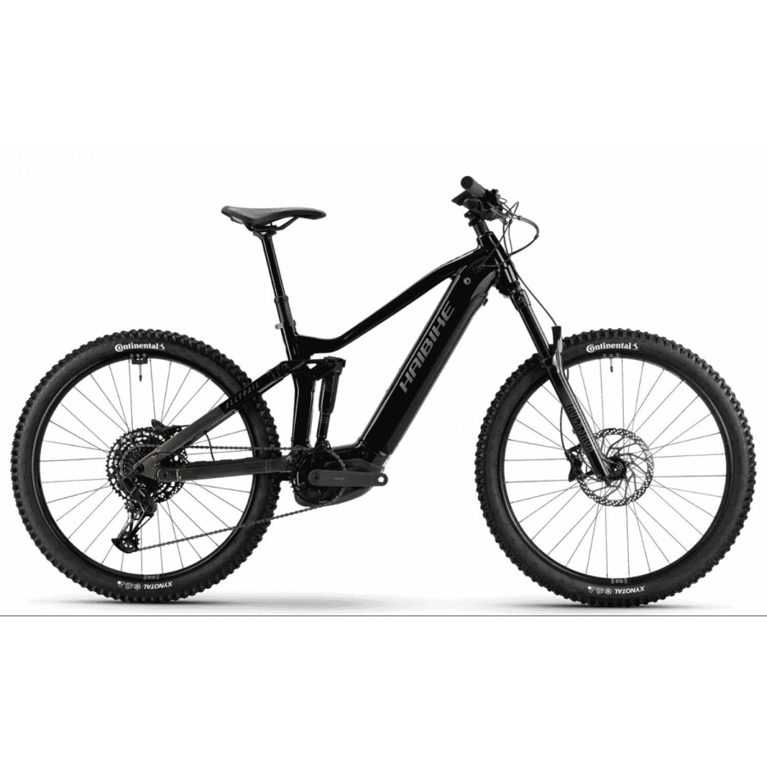 
Haibike ALLTRAIL 10 27.5 - 27.5 Zoll 800Wh 12K Fully - Black Ninja Gold Grey