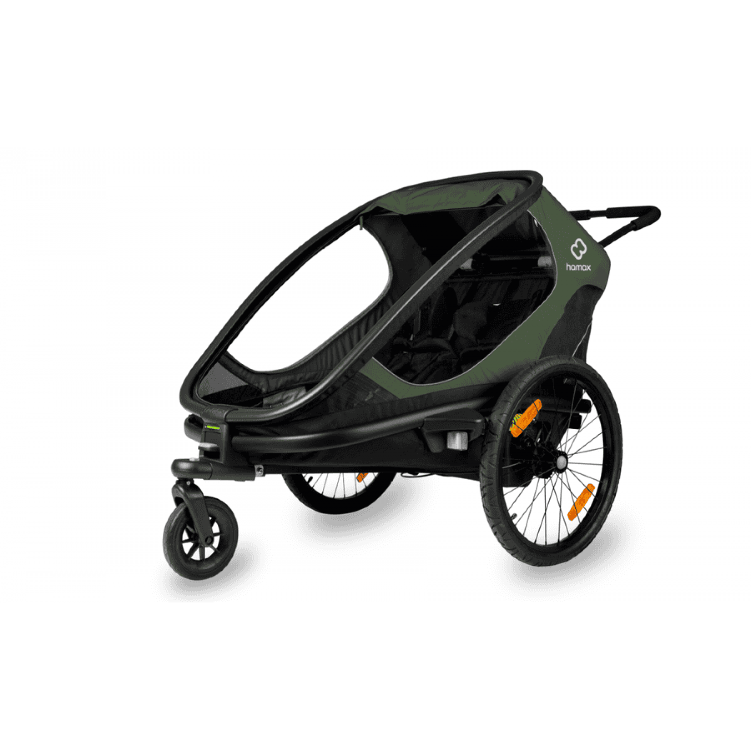
Hamax Outback 2 Sitzer - Kinderanhänger - green black