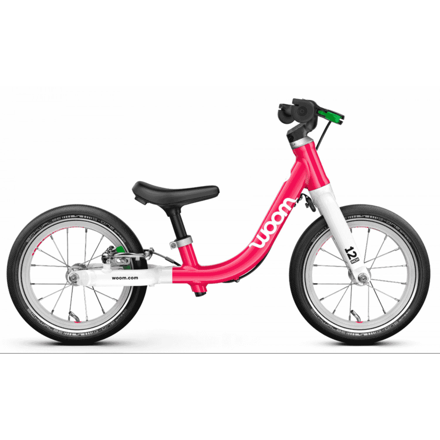 
Woom GO 1 (Gen. H) - 12 Zoll Laufrad - hot pink