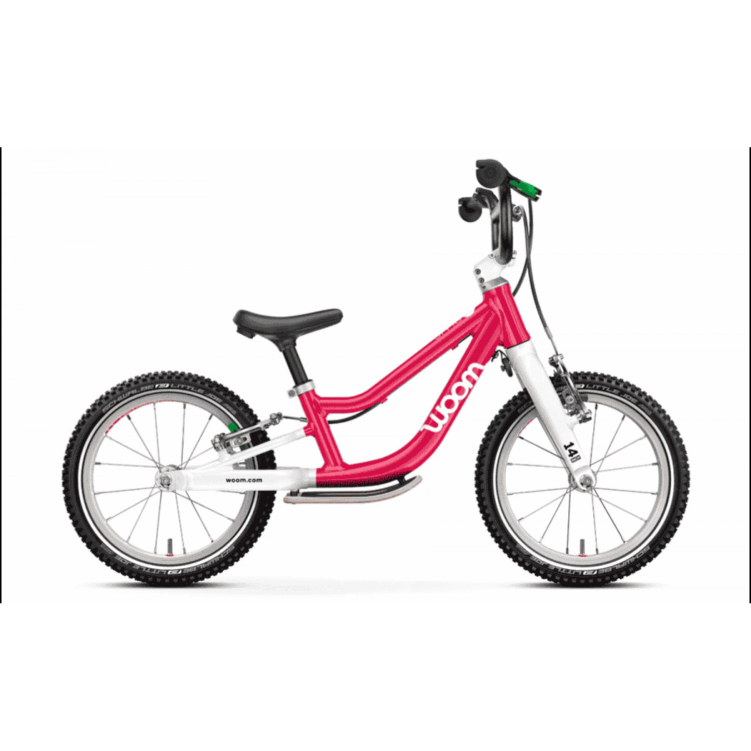 
Woom GO 1+ (Gen. H) - 14 Zoll Laufrad - hot pink