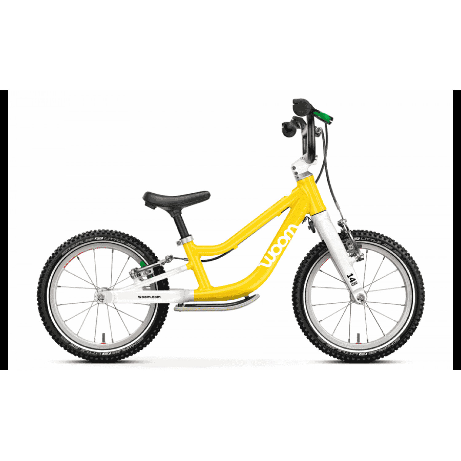 
Woom GO 1+ (Gen. H) - 14 Zoll Laufrad - vibrant yellow