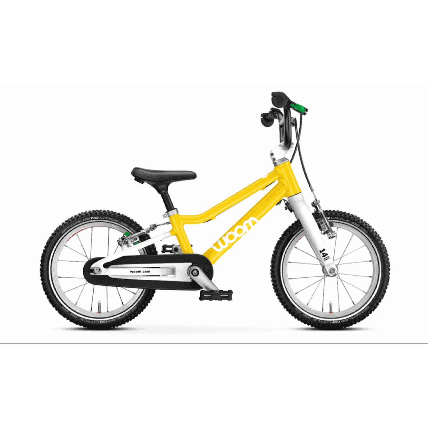 
Woom GO 2 (Gen. H) - 14 Zoll Diamant 1K - vibrant yellow